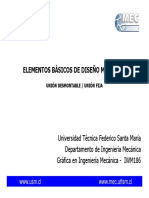 Uniones Desmontables - Uniones Fijas PDF