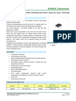 SD6834 - Datasheet: Current Mode PWM+PFM Controller With Built-In High Voltage Mosfet