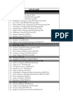 Special Proceedings: List of Cases A. Settlement of Estate