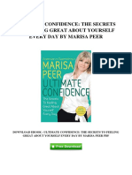 (C242.Ebook) Free PDF Ultimate Confidence The Secrets To Feeling Great About Yourself Every Day by Marisa Peer