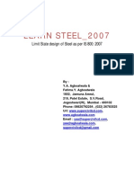 Learn Steel - 2007: Limit State Design of Steel As Per IS 800: 2007