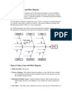 How To Use Cause and Effect Diagram