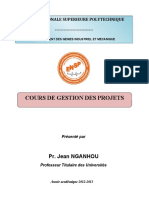 Cours GESTION DES PROJETS Prof NGANHOU