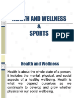 Health and Wellness & Sports