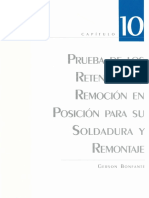 Prueba de Los Retenedores, Remocion y Soldadura (Protesis) PDF