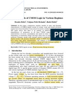 Analytic Models of CMOS Logic in Various Regimes: Branko Dokić, Tatjana Pešić-Brđanin, Radoš Dabić