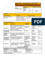 ACTIVIDAD DE APRENDIZAJE N 4 Describiendo Mi Rutina Diaria