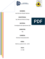 Examen Unidad 4 - Investigacion de Operaciones