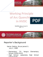 Working Principle of Arc Quenching in HVDC: RABINO, Bruce Jerard S