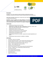 Quicseal 104: Flexible Cementitious Waterproofing Membrane