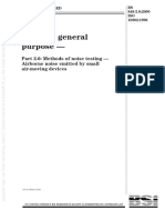 (BS 848-2.6 - 2000) - Fans For General Purposes. Methods of Noise Testing. Airborne Noise Emitted by Small Air-Moving Devices PDF