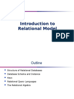 Introduction To Relational Model