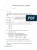 CSEC Mathematics June 2017 Paper 1 Solution 2017