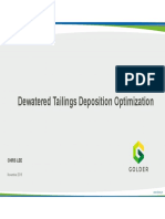 Golder - Clee - Deposition Optimization