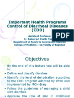 LG-14 Important Health Programs CDD