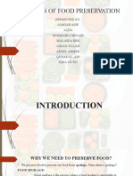 Methods of Food Preservation