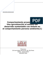 Comportamiento Proambiental. Una Aproximación Al Estudio Del Des PDF