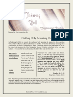 Tinkering Bell Episode 06 Holy Anointing Oil Recipe Instructions PDF