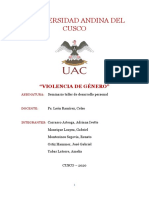 Universidad Andina Del Cusco: "Violencia de Género"