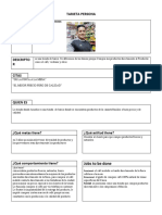 TARJETA PERSONA para Imprimir