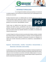 Intersectorialidad PDF