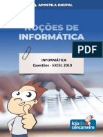 Questões - Excell 2010 PDF