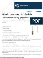 Método para o Uso Do Pêndulo - Radiestesianet