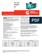 Diesel Generator Set NT855 Series Engine: 350kVA - 440kVA 50Hz 350kW - 400kW 60Hz