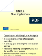 Unit IV Queuing Theory - GU