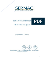 Ficha Tecnica. Parrillas A Gas 1 PDF