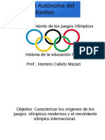 Los Juegos Olimpicos de La Era Moderna