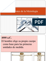 Antecedentes de La Metrología