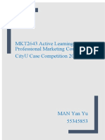 Mkt2643 Active Learning For Professional Marketing Course Cityu Case Competition 2019/20