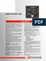 Remote Start Unit: Description