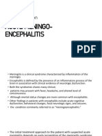 Meningo Encephalitis Discussion