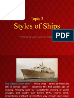 Topic 3 - Styles of Ships - Sizing Ships