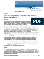 Land Use Compatibility Tables For Public Drinking Water Source Areas