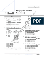 BJT (Bipolar Junction Transistor) : Level-1