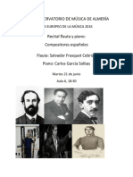 Programa Compositores Españoles PDF