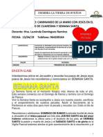 Guía de Trabajo #03 y Reflexión para Primero de Secundaria PDF