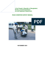 RHD Road Condition Survey Manual