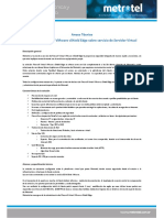 Especificación Técnica y Alcance de Servicio Servidor Virtual Backup - Anexo Firewall Virtual VMware