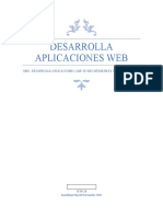 Temario Desarrollo Aplicaciones Web