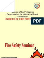 Bureau of Fire Protection: Republic of The Philippines Department of The Interior and Local Government