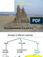 Shear Strength of Soils: Mr.C.Rameshbabu M.E., (PH.D.,)