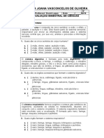 AVALIAÇÃO DE CIÊNCIAS 4º ANO Final