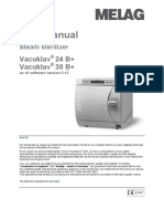 Melag Vacuklav 24B+, 30B+ Autoclave - User Manual