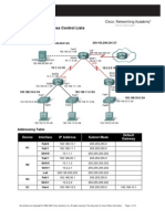 Lab 5.5.1: Basic Access Control Lists: Topology Diagram