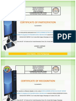 Certificate of Participation