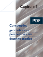 Construcoes Geometricas e Perspectivas em Desenho Tecnico